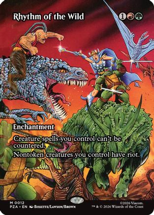 Rhythm of the Wild (Borderless) (PZA-012) (Foil)