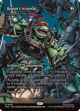 Ronin's Arsenal - Conqueror's Flail (Borderless) (PZA-015) (Foil)