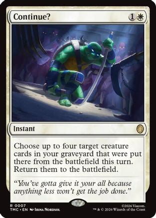 Continue? (Surge Foil) (TMC-007)