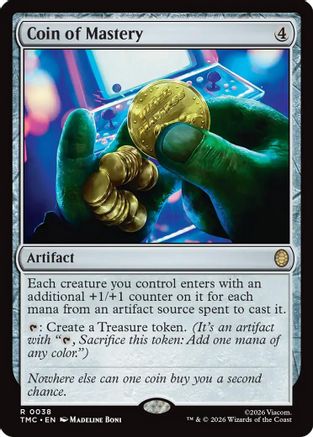 Coin of Mastery (Surge Foil) (TMC-038)