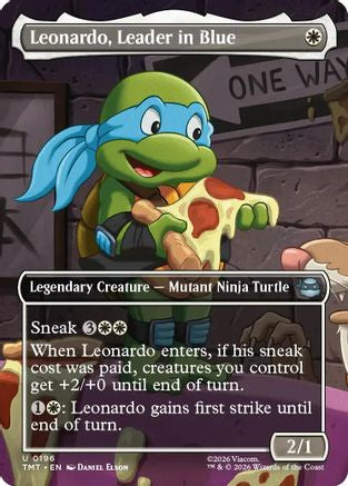 Leonardo, Leader in Blue (Borderless) (TMT-196)