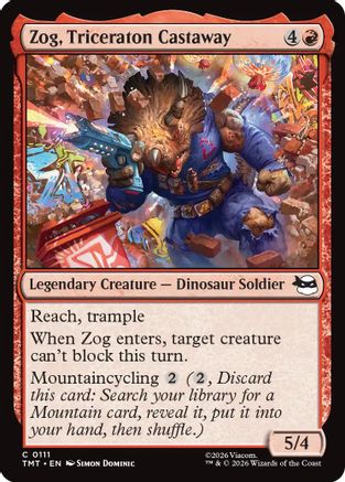 Zog, Triceraton Castaway (TMT-111) (Foil)