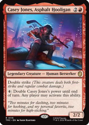 Casey Jones, Asphalt Hooligan (TMC-115)