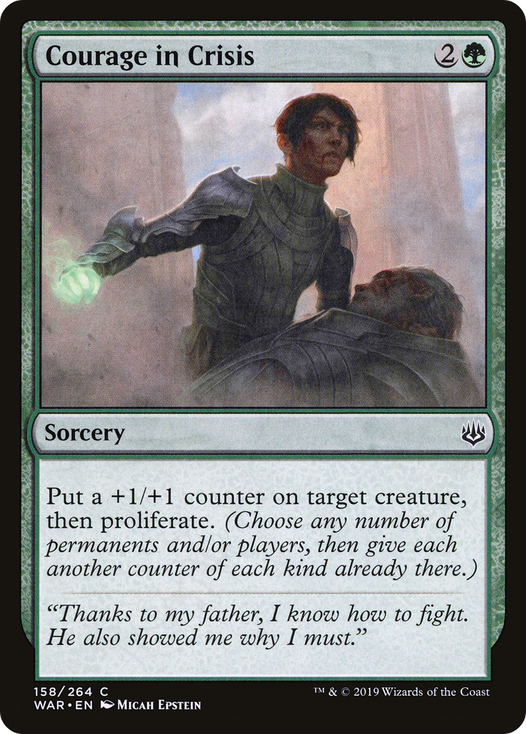 Courage in Crisis (WAR-158) (Foil)