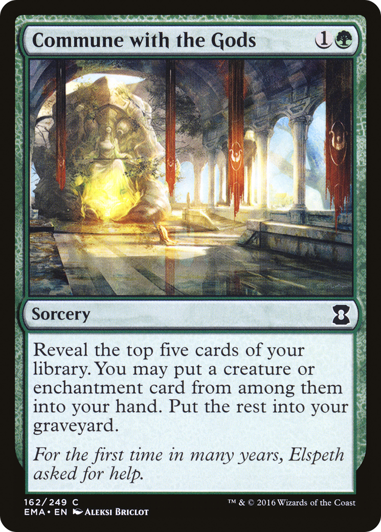 Commune with the Gods (EMA-162) (Foil)