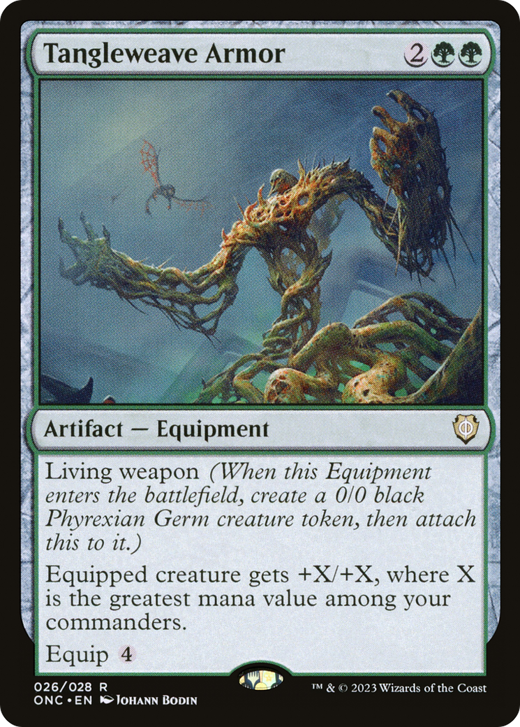 Tangleweave Armor (ONC-026) (Foil)