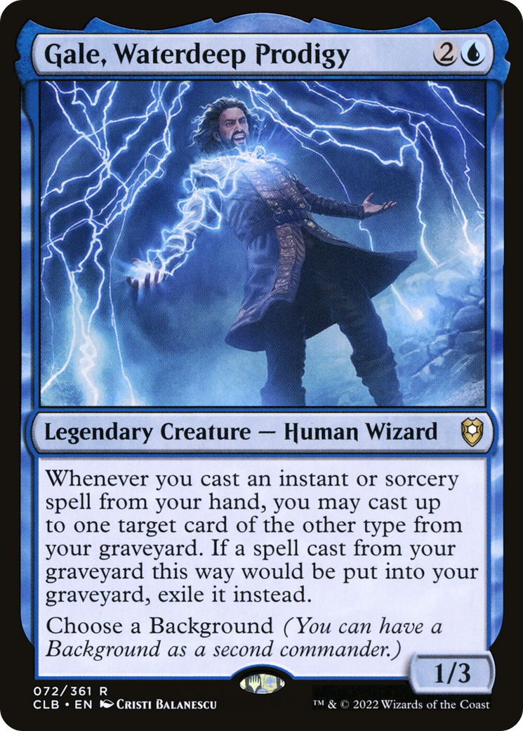 Gale, Waterdeep Prodigy (CLB-072) (Foil)