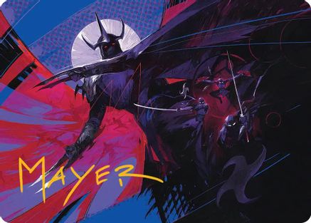Shredder's Technique Art Card (Gold-Stamped Signature) (ASTMT-007)