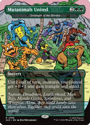 Mutanimals United - Triumph of the Hordes (SLD-2366) (Foil)