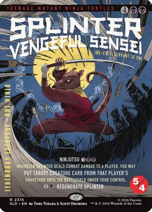 Splinter, Vengeful Sensei - Ink-Eyes, Servant of Oni (SLD-2374)