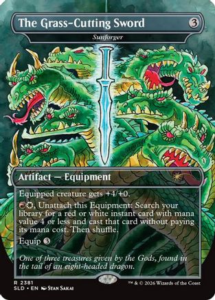 The Grass-Cutting Sword - Sunforger (SLD-2381) (Foil)