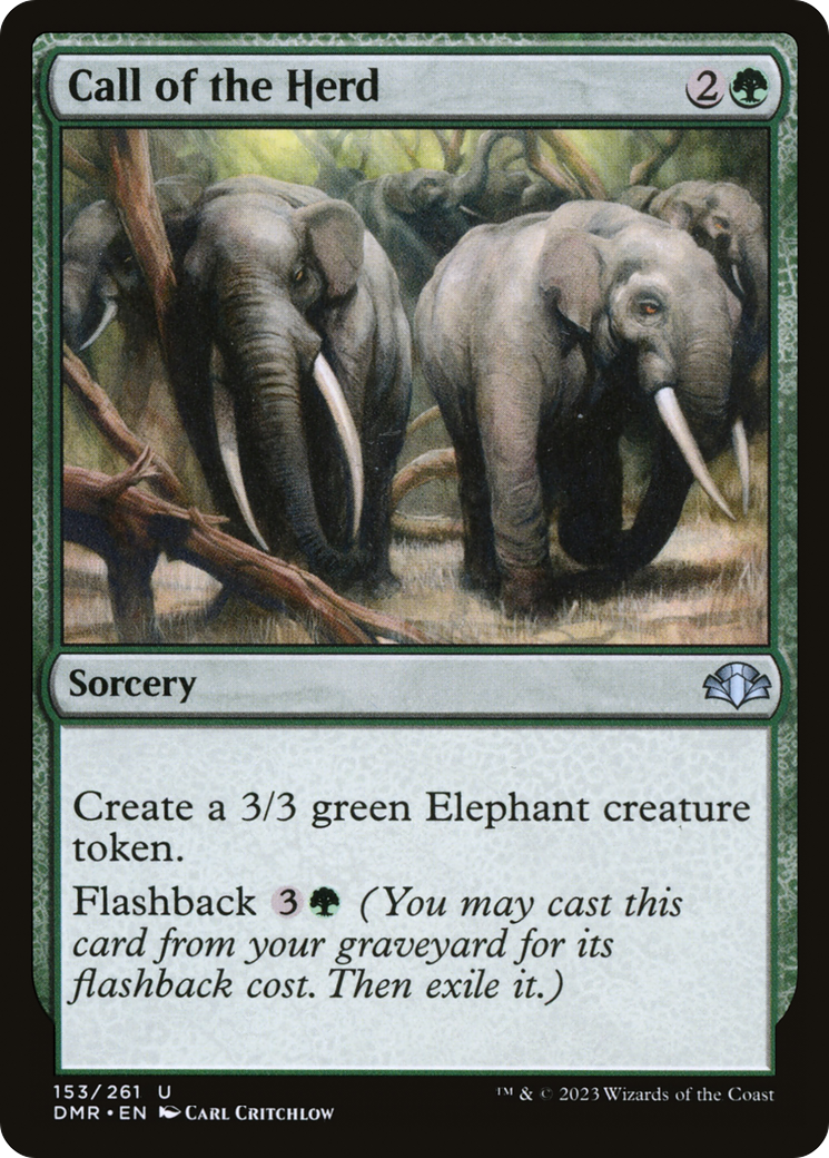 Call of the Herd (DMR-153) (Foil)