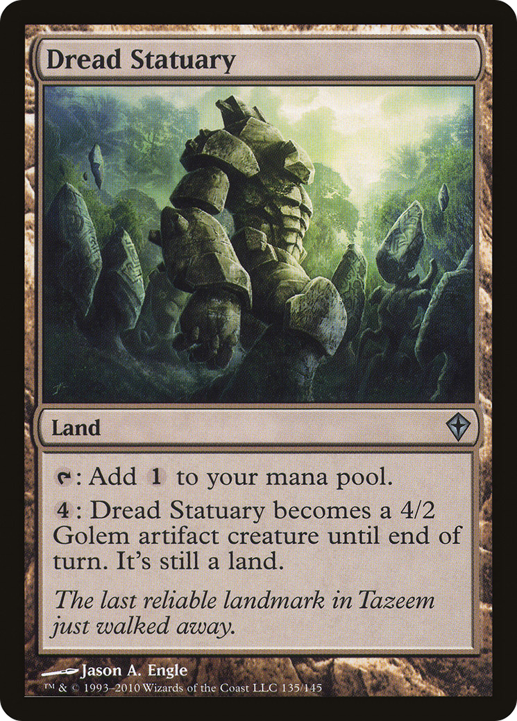 Dread Statuary (WWK-135) (Foil)