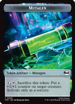 Mutagen // Food Double-Sided Token (TMT-9 // 8)