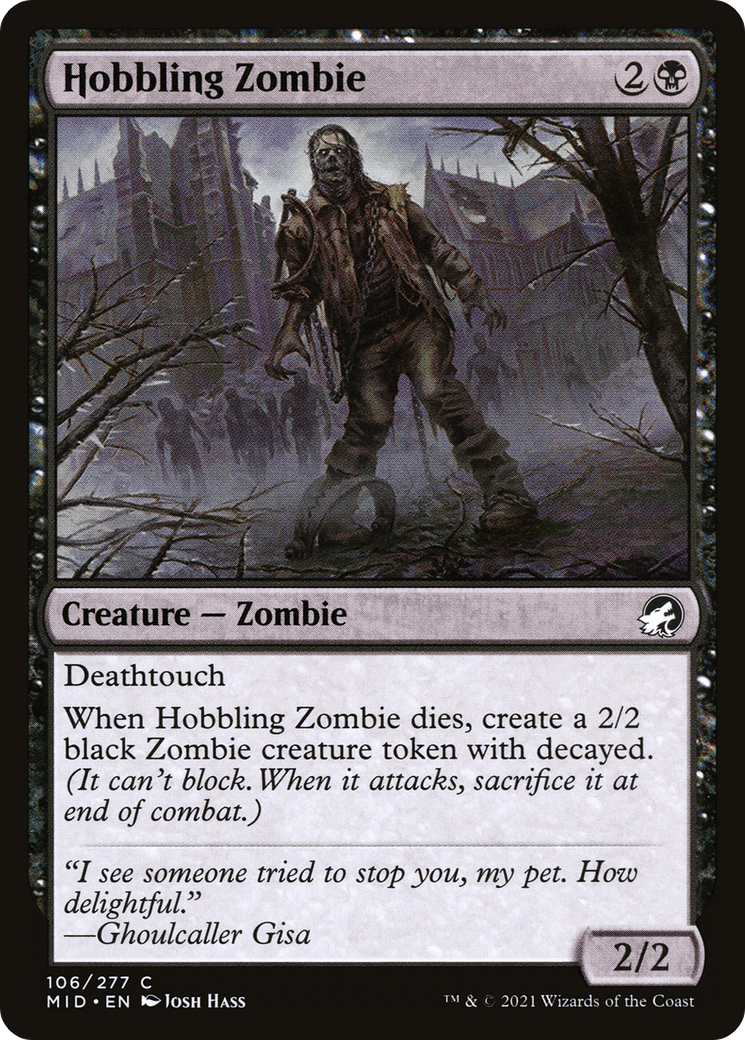 Hobbling Zombie (MID-106) (Foil)