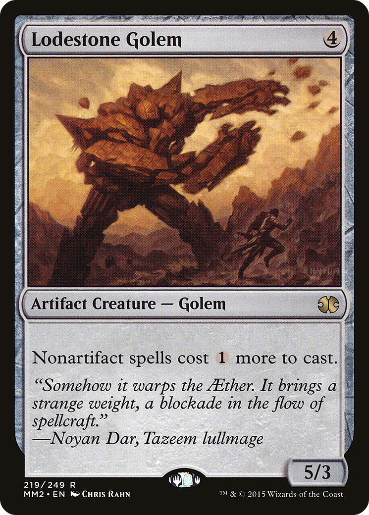 Lodestone Golem (MM2-219) (Foil)