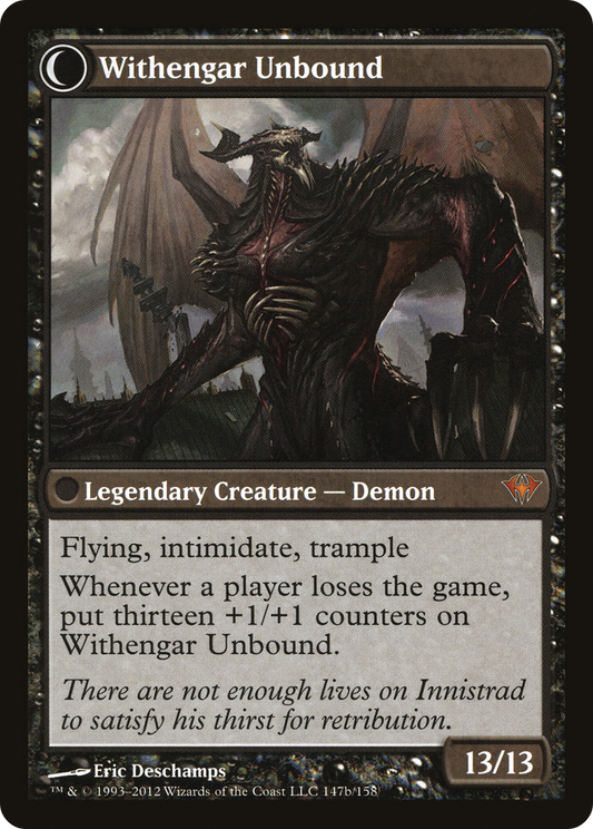 Elbrus, the Binding Blade // Withengar Unbound (DKA-147) (Foil)