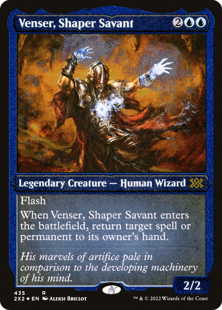 Venser, Shaper Savant (2X2-435) (Etched Foil)