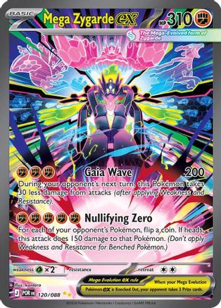 Mega Zygarde ex (POR-120) (Holofoil)
