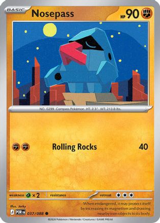 Nosepass (POR-037) (Reverse Holofoil)