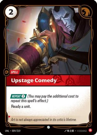 Upstage Comedy (UNL-009) (Foil)