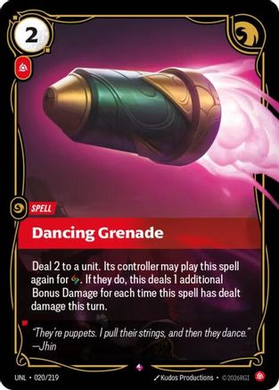 Dancing Grenade (UNL-020) (Foil)