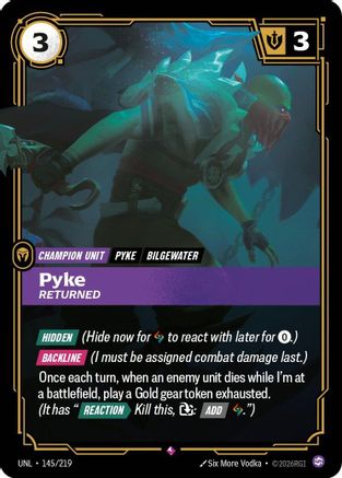 Pyke - Returned (UNL-145) (Foil)
