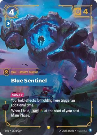 Blue Sentinel (Alternate Art) (UNL-087a) (Foil)