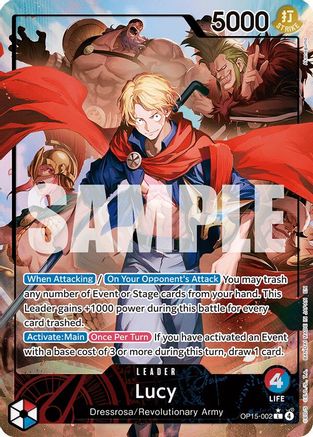 Lucy (Alternate Art) (OP15-002) (Foil)