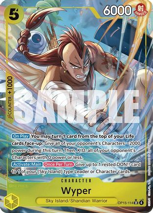 Wyper (Alternate Art) (OP15-114) (Foil)