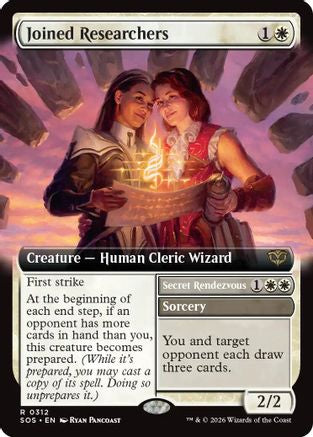 Joined Researchers (Extended Art) (SOS-312) (Foil)