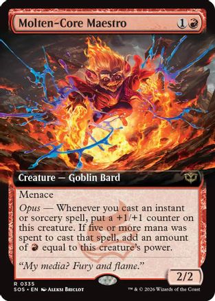 Molten-Core Maestro (Extended Art) (SOS-335)