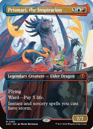 Prismari, the Inspiration (Borderless) (SOS-285) (Foil)