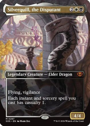 Silverquill, the Disputant (Borderless) (SOS-287) (Foil)