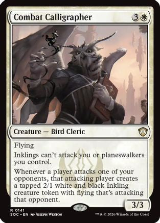 Combat Calligrapher (SOC-141)