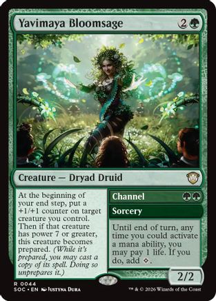 Yavimaya Bloomsage (SOC-044)