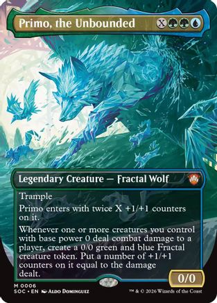 Primo, the Unbounded (Borderless) (SOC-006) (Foil)