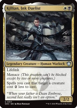 Killian, Ink Duelist (SOC-317)