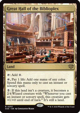 Great Hall of the Biblioplex (SOS-257) (Foil)