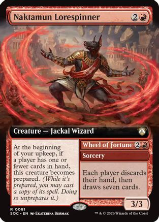 Naktamun Lorespinner (Extended Art) (SOC-081)
