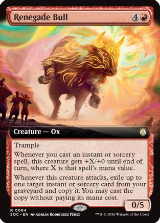 Renegade Bull (Extended Art) (SOC-084)