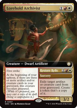Lorehold Archivist (Extended Art) (SOC-097)