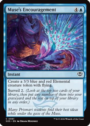 Muse's Encouragement (SOS-061) (Foil)