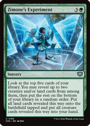 Zimone's Experiment (SOS-169) (Foil)