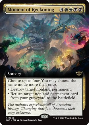 Moment of Reckoning (Extended Art) (SOS-353) (Foil)