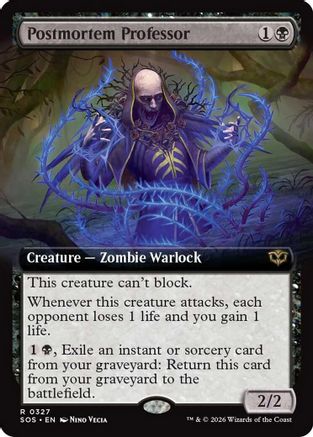 Postmortem Professor (Extended Art) (SOS-327)