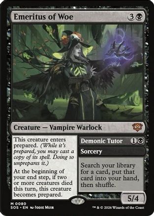 Emeritus of Woe (SOS-080) (Foil)