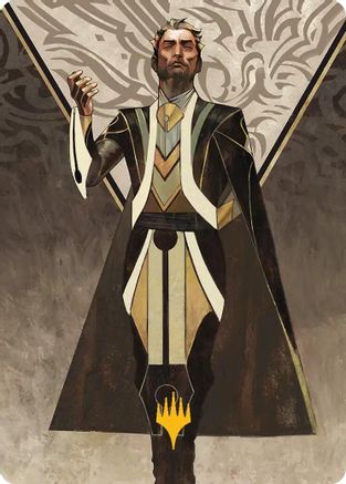 Ral Zarek, Guest Lecturer Art Card (Gold-Stamped Planeswalker Symbol) (ASSOS-027)
