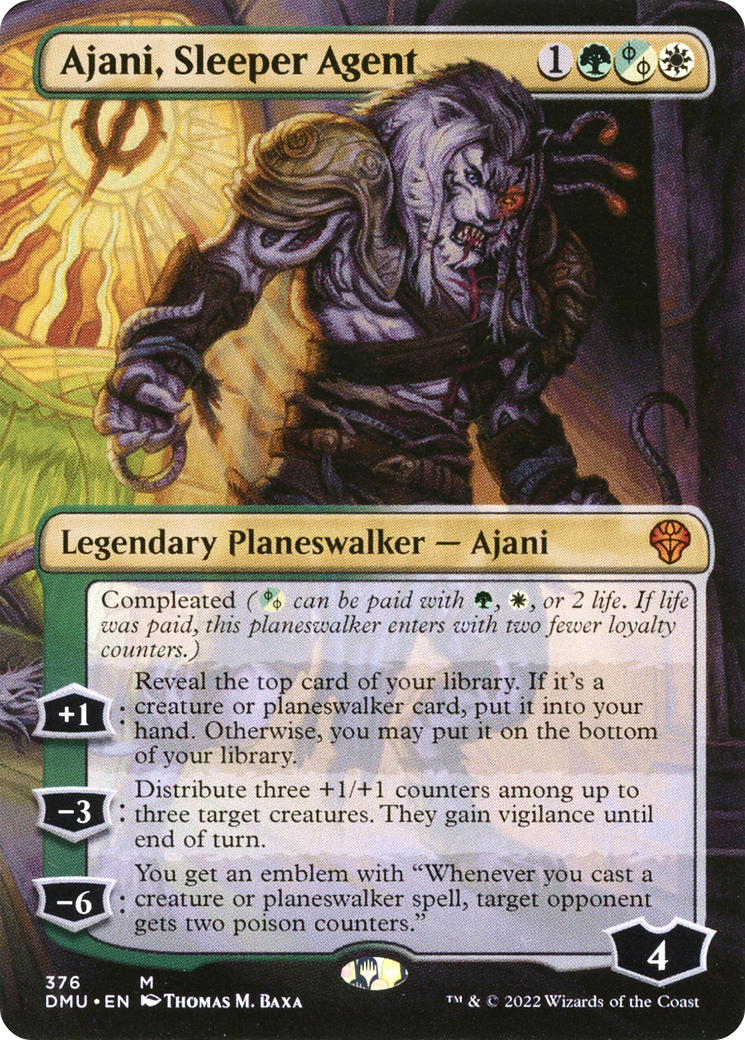 Ajani, Sleeper Agent (DMU-376) (Borderless) (Foil)