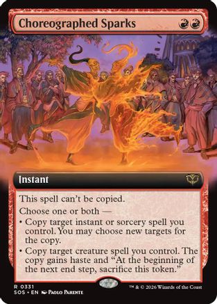 Choreographed Sparks (Extended Art) (SOS-331)